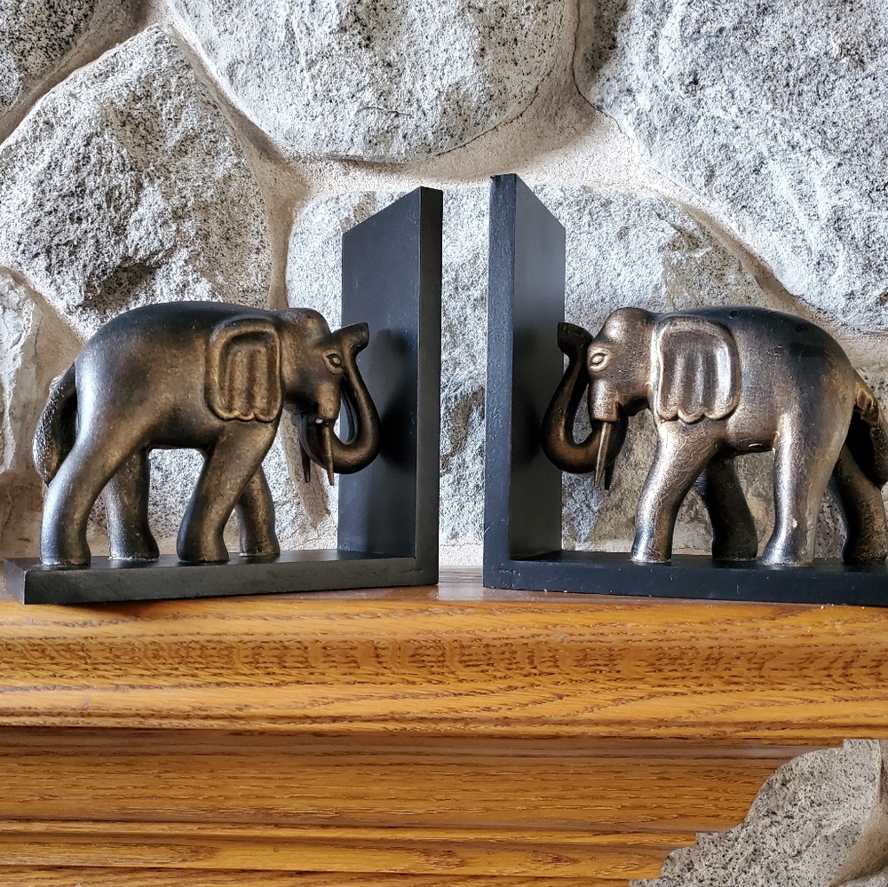 Elephant Bookends by Bellaa - Picture 14 of 14